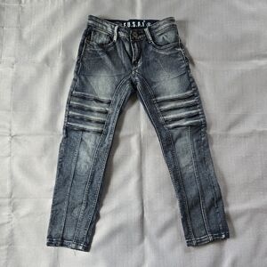 Fusai Moto Style Slim Fit Stretch Jeans. Size 8 Excellent Condition